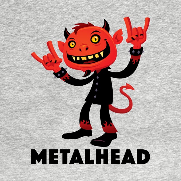 Heavy Metal Devil Metalhead by fizzgig